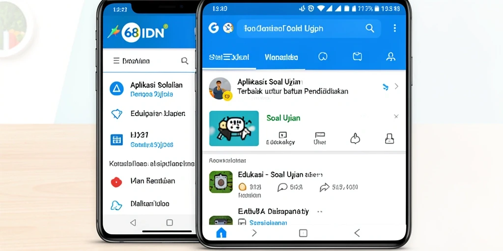 Tampilan antarmuka aplikasi <strong>68IDN</strong> yang interaktif dan mudah digunakan.