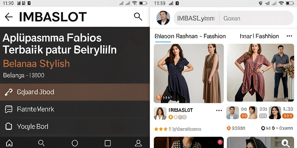 Tampilan antarmuka pengguna IMBASLOT yang menarik dan modern.